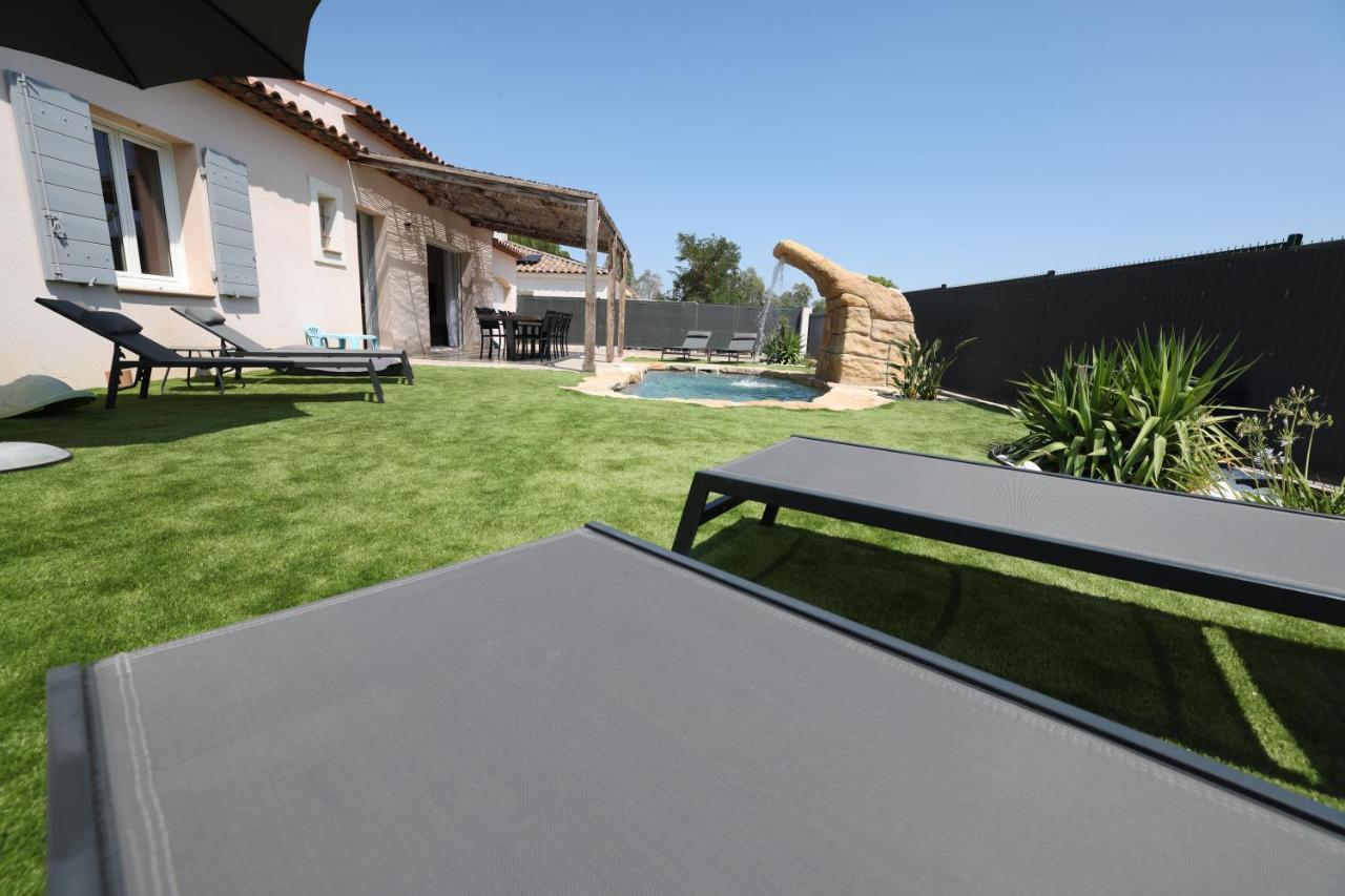 Superbe Villa Climatisee, Piscine, Jardin, Parking Le Plan-de-la-Tour Exterior photo